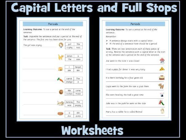 Rules For Capital Letters And Full Stops