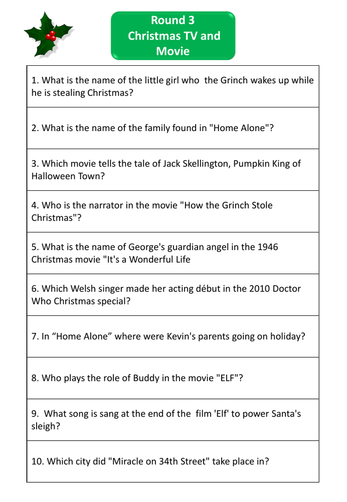 Christmas Quiz #2, The Pub Quiz Bros