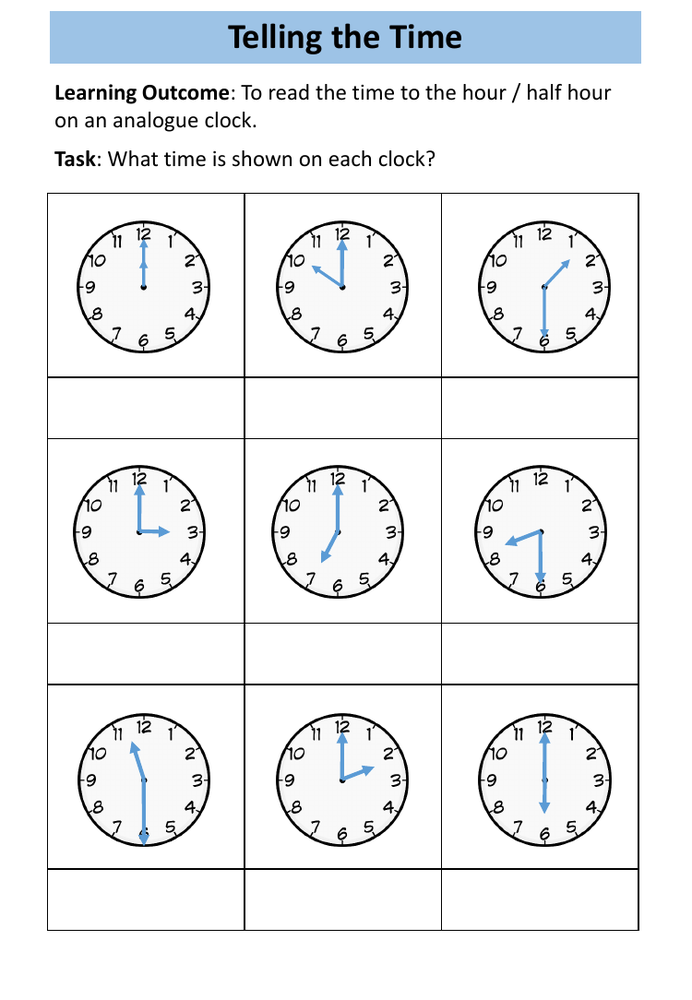 Time Worksheets AQA Entry Level 1 Maths Inspire And Educate By Krazikas